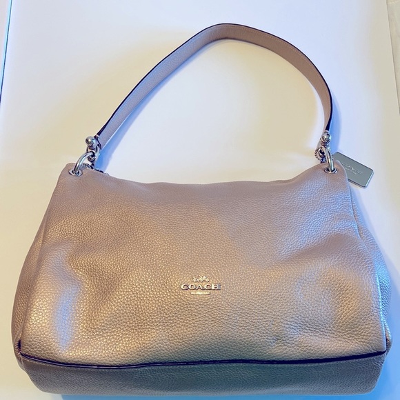 Coach Handbags - Coach Metalic Light Pink Shoulder Purse